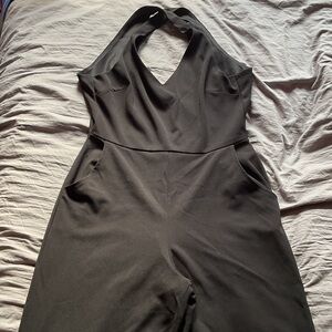 Black Halter Jumpsuit